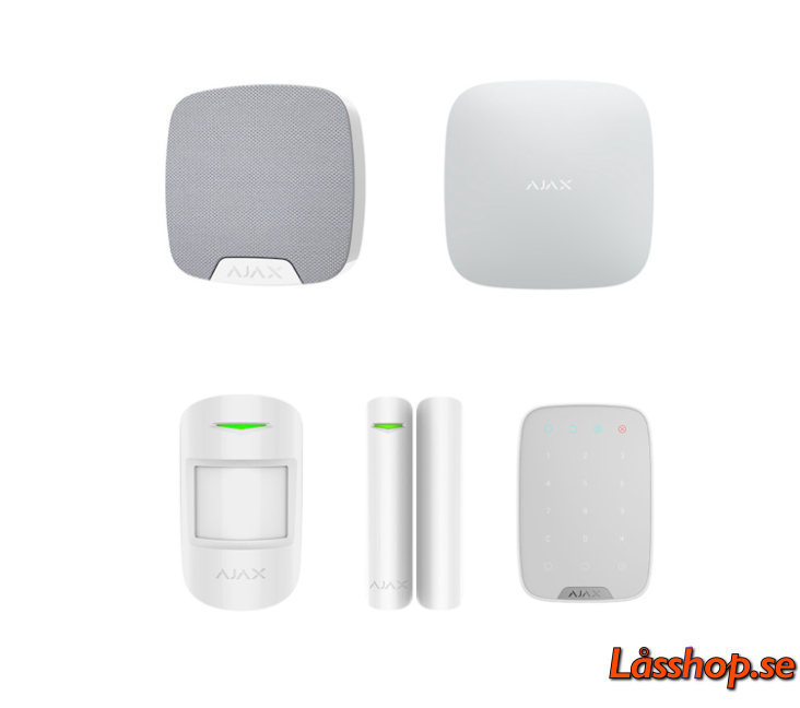 Larmpaket Hub2 IR komplett vit