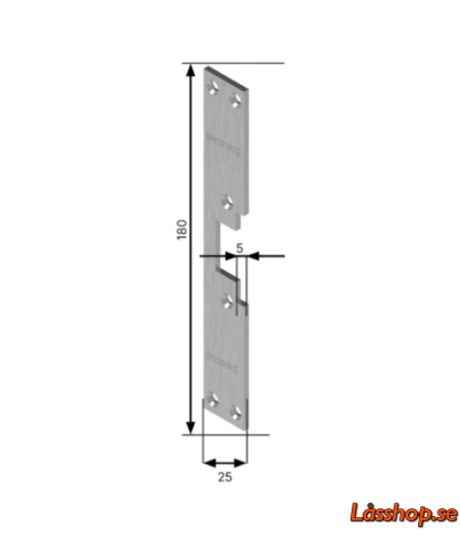 Exma Monteringsstolpe 541-5 plan Art.nr. 50000229 - Bild 2