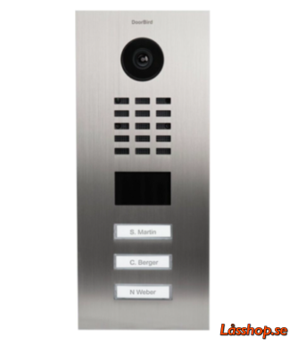 Porttelefon video 3 knapp Doorbird D2103V