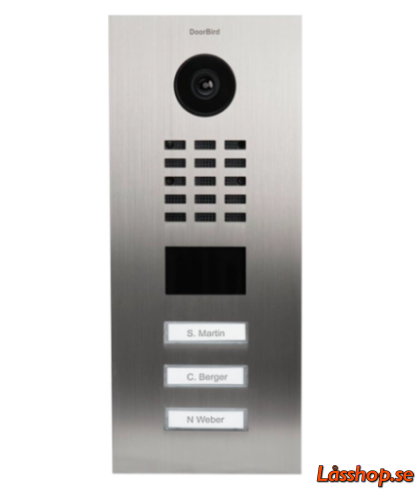 Porttelefon video 3 knapp Doorbird D2103V